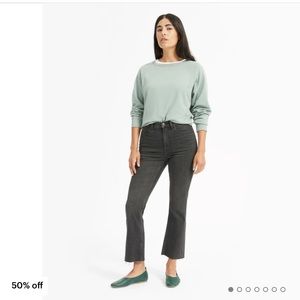 Everlane Black Kick Crop Jeans